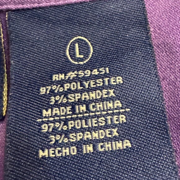 Jane Ashley long sleeve plum blazer jacket - Size: L - Plum - Picture 5 of 6